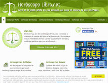 Tablet Screenshot of horoscopolibra.net